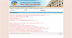 Desktop Screenshot of dhpd.edu.vn